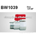 Chrome-Plated Brass Mini Ball Valve